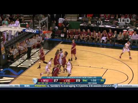 Women's Basketball: USC 77, Washington St. 73 - Highlights