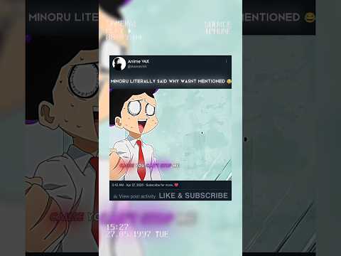 Minoru Literally Said Mentioned 😂🔥 #myheroacademia #mha #mhaedit #anime #shorts