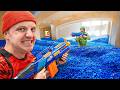 I Turned My House Into A NERF WAR