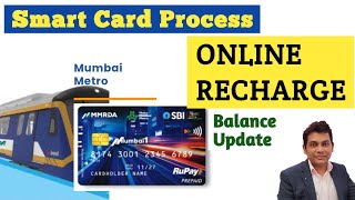 Online Recharge SBI Metro Smart Card, How to Recharge  Online Metro Smart Card.
