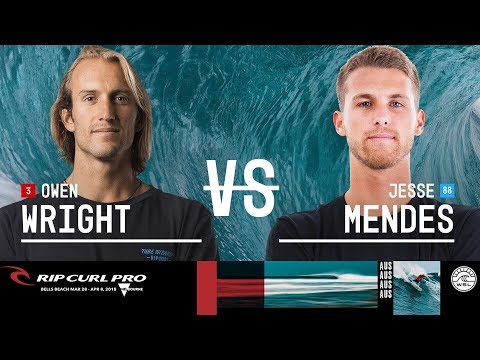 Owen Wright vs. Jesse Mendes - Round Three, Heat 3 - Rip Curl Pro Bells Beach 2018