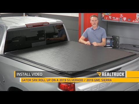 How to Install Gator SRX Roll Up Tonneau Cover on a 2019 GMC Chevy 1500