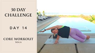 Core & Pelvic Floor Yoga Workout | 30 Day Yoga Challenge
