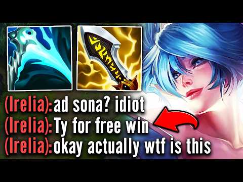 The enemy team thought I was trolling with AD Sona... and then I got a pentakill