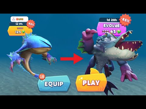GOT ABYSSHARK AND ABYSSAURUS REX 85% OFF + ALL TRAILER AND GAMEPLAY - Hungry Shark Evolution