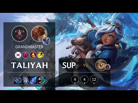 Taliyah Support vs Bard - KR Grandmaster Patch 10.13