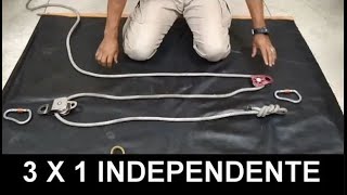 Sistema de vantagem mecânica 3x1 independente