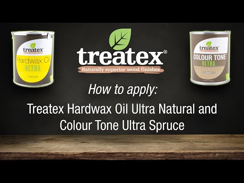 How to Apply: Treatex Hardwax Oil Ultra 'Natural' and Colour Tone Ultra 'Spruce'