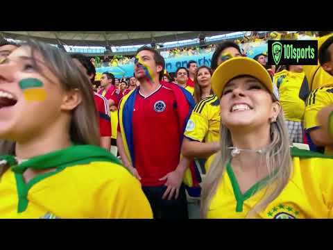 Brazil vs Colombia 2x1 FIFA World Cup 2014 Quarter Final All Goals & Highlight