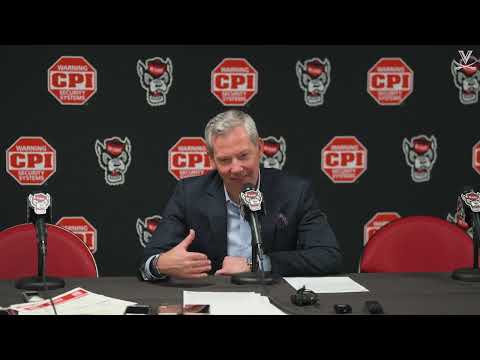 MEN'S BASKETBALL: Postgame Press Conference at NC State