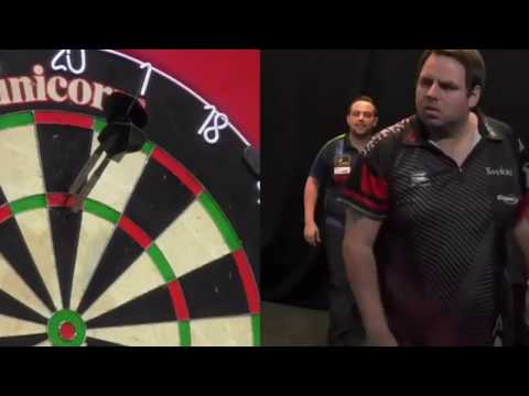 ADRIAN LEWIS & JOSE ANTONIO JUSTICIA PERALES SEPARATED BY STEWARDS AT UK OPEN QUALIFIERS