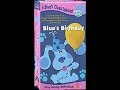 Opening To Blue S Clues Blue S Birthday 1998 VHS