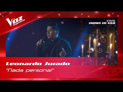 Leonardo Jurado - "Nada personal" - Shows en vivo 16vos - La Voz Argentina 2022