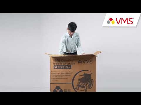 VMS Careline VWE 1065 Select Plus Foldable Manual Wheelchair