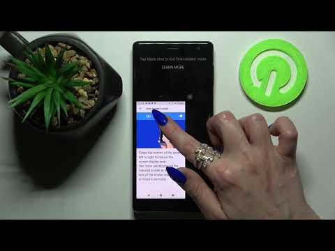 How to Enter One Handed Mode on SONY Xperia XZ2