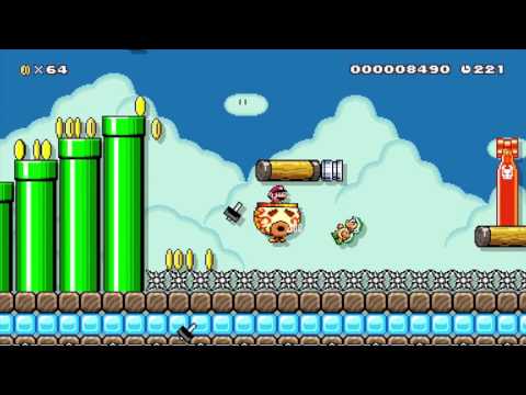 Super Mario Shoot'Em UP! - from DrRossi46 - SUPER MARIO MAKER Gameplay RAW
