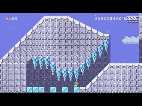 Snow Level by Myy100 - Super Mario Maker 2 - No Commentary 1bu