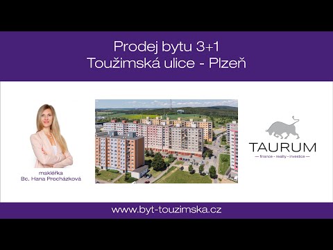 PRODÁNO - Prodej bytu 3+1 s lodžií, Toužimská ul., Plzeň