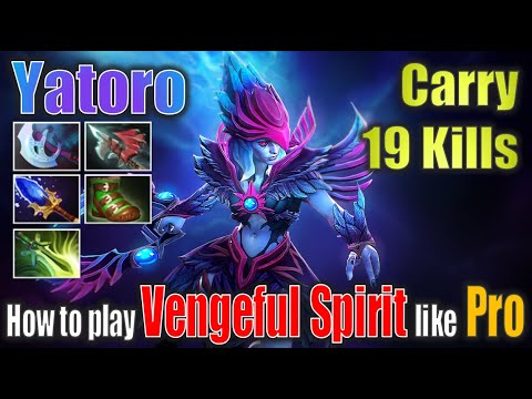 The Yatoro Show! Vengeful Spirit Dominates (19 Kills!)