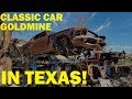 Exploring a Classic Car Goldmine in Texas! Johns Salvage - Part 1