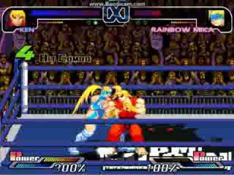 TBM Mugen Match #49 - Ken (me) vs. Rainbow Mika (Arcade)
