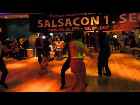 Erik Rodriguez & Valerie Zaharov-Reutt Salsa Social Dance at SalsaCon1 in Seoul, Korea!