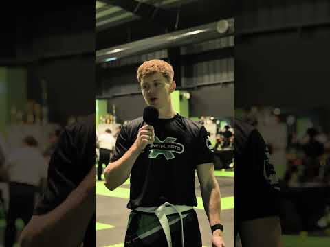 Marcus absolutely smashed his first belt test!