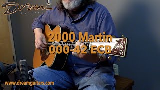 Video thumbnail for 2000 Martin 000-42ECB, Brazilian Rosewood & Engelmann Spruce by Dream Guitars