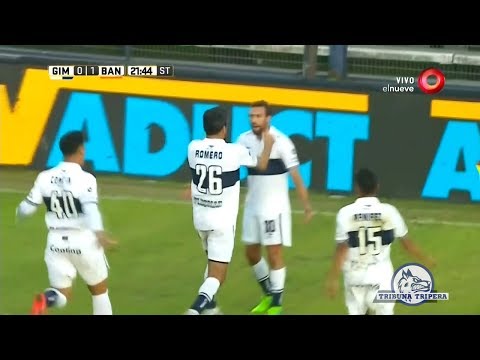 Gol de Romero HD | GIMNASIA 1 - Banfield 2 | Fecha 27 | 2017