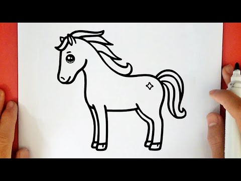 COMMENT DESSINER UN CHEVAL KAWAII