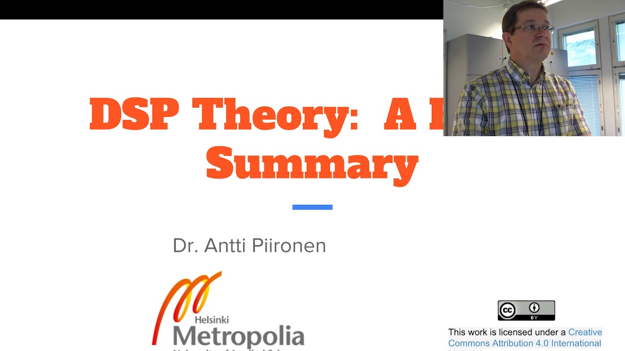 DSP Lecture 1: General