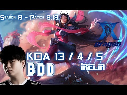 KZ BDD IRELIA vs EZREAL ADC - Patch 8.18 KR Ranked