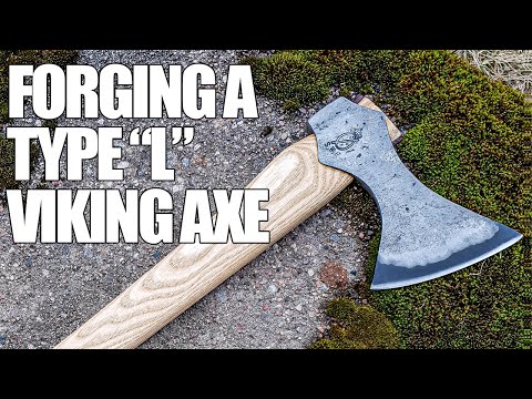 Forging a Type "L" Viking Axe - GIVEAWAY AXE