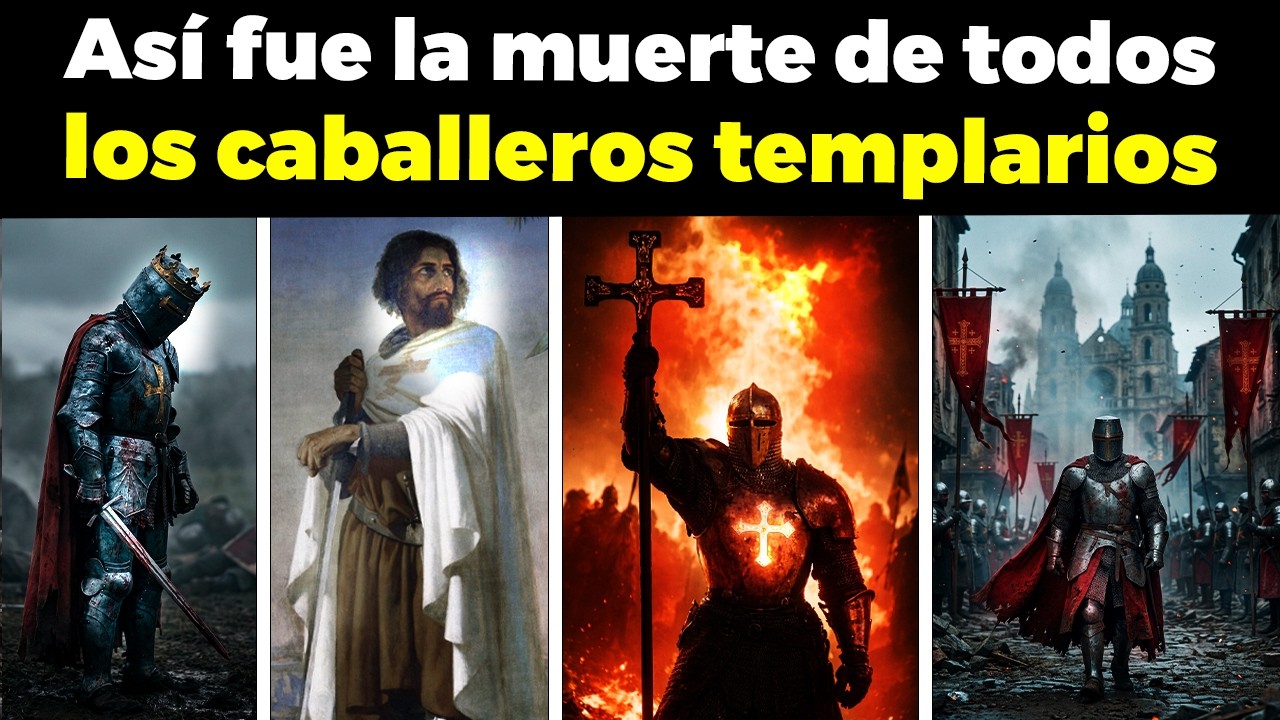 Así Fue la MUERTE de Todos Los TOP Caballeros Templarios de la historia