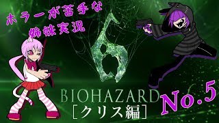 【ホラー実況】姉妹でバイオハザード6『クリス編』＃5