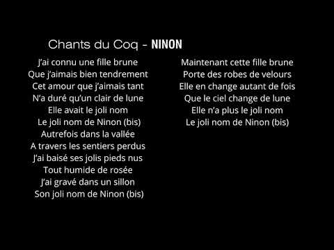 Chants du Coq - NINON