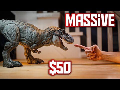 By Far the BIGGEST figure I own! Colossal T-Rex - Shooting & Reviewing