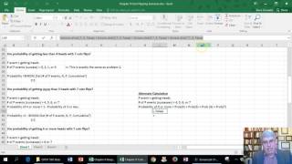 How to Calculate Binomial Distribution Probabilities in Excel 2016