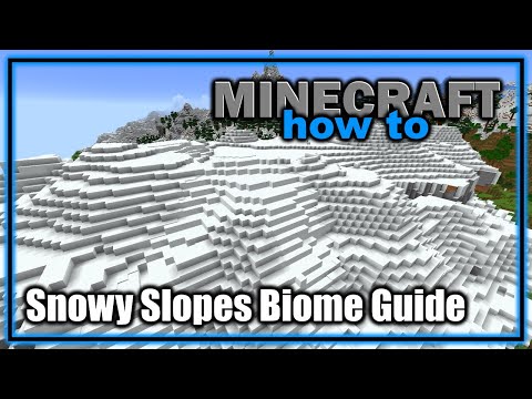 Everything About the Snowy Slopes Biome! (1.18+) | Minecraft Biome Guide