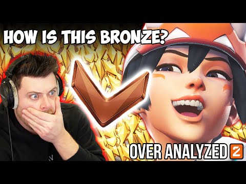 HOW IS THIS SUPPORT BRONZE? Overwatch 2 Coaching - OverAnalyzed!