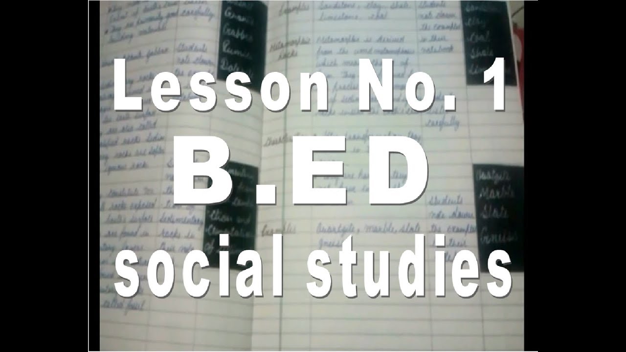 B.ed lesson plan of SST|| b.ed lesson plan in social science || social studies lesson plans