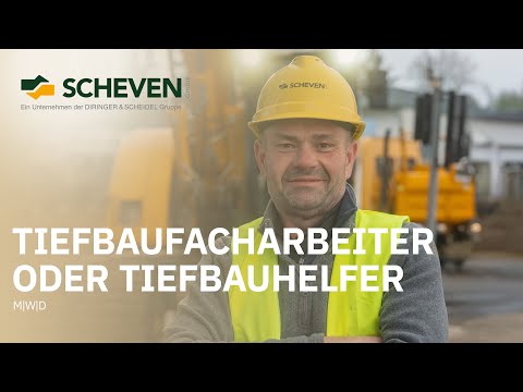 Tiefbaufacharbeiter (m/w/d) bei der Scheven GmbH