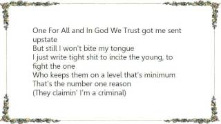 Brand Nubian - Claimin&#39; I&#39;m a Criminal Lyrics