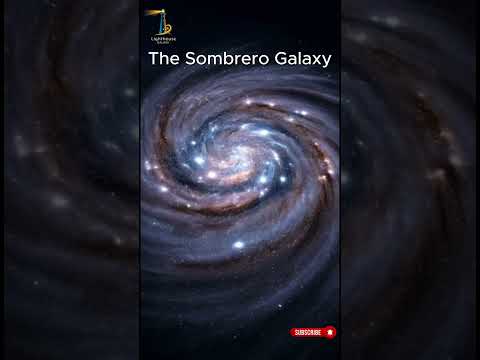 The Sombrero Galaxy | Space Facts #space #galaxy #spacefacts #shorts