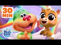 60 MINUTES Of Colorful Games W Rainbow Puppy Baby Farm Animals Blue S Clues You