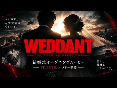 結婚式オープニングムービー VIVANT風作ります イメージ1