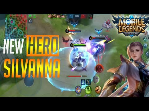 NEW HERO SILVANNA - BUILD 100%+ MAGIC LIFESTEAL SILVANNA !  - MOBILE LEGENDS