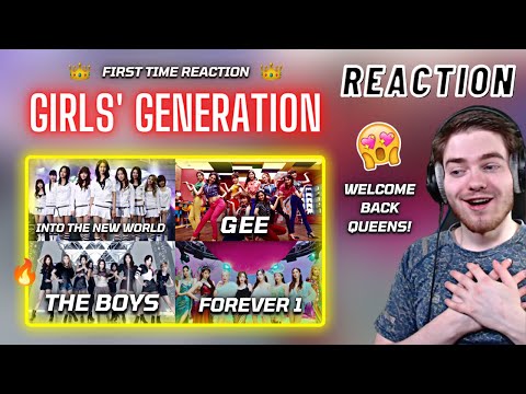 My FIRST TIME listening to Girls' Generation! - New World + Gee + The Boys + FOREVER 1 | REACTION