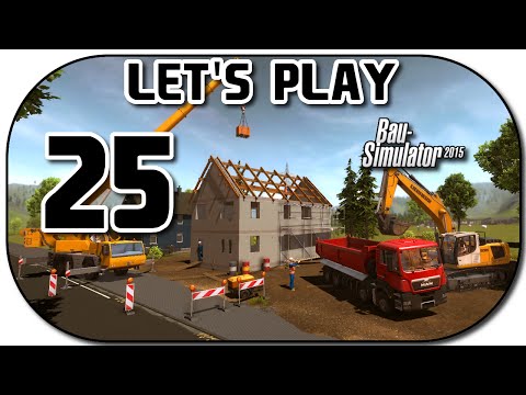 Let's Play Bau-Simulator 2015 Part 25 Der Stadionbau beginnt